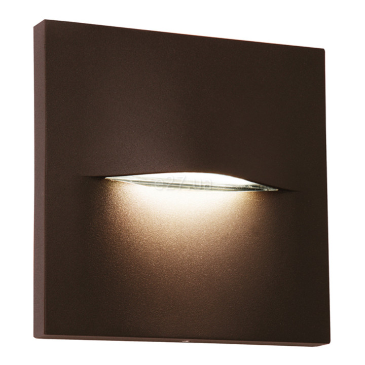 Настінний світильник Viokef 4298401 Wall Lamp Rusty Brown Square 140x140 Vita, 3 Вт, 170 лм, 3000К · Viokef · viokef-4298401