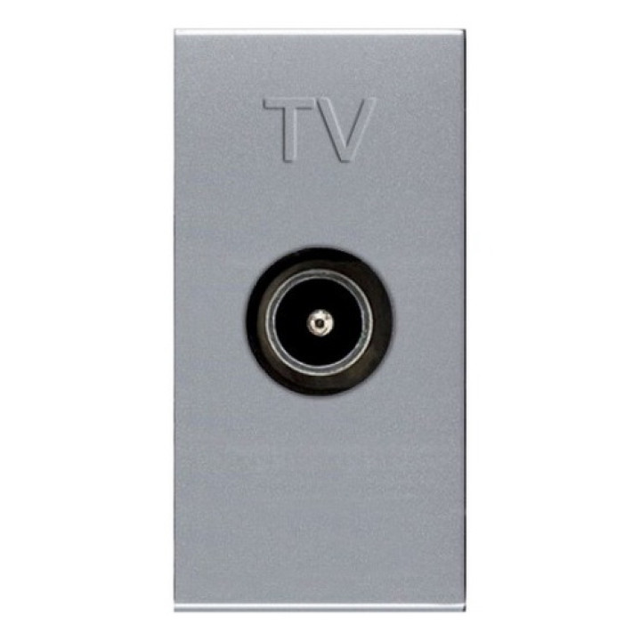 Розетка ABB Zenit TV серебряная 1 мод. · ABB · N2150.7 PL новый артикул: 2CLA215070N1301  Внимание! Для полной