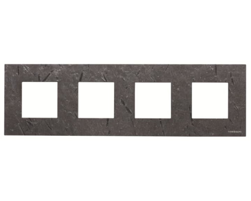 Чотиримісна рамка ABB Zenit 2CLA227400N2201 N2274 PZ (сланець)