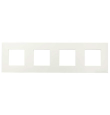 Чотиримісна рамка ABB Zenit 2CLA227410N1101 N2274.1 BL (білий)