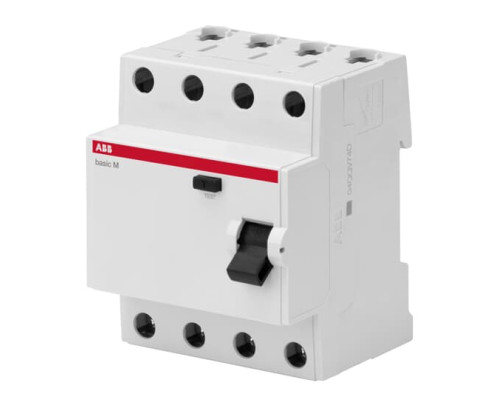 Диференціальне реле (ПЗВ) ABB Basic BMF41463 63А 30 мА 4P (2CSF604041R1630)