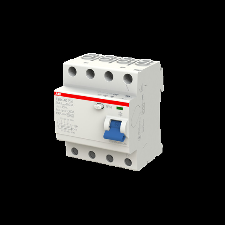 Диференціальне реле (ПЗВ) ABB F204 AC-25/003 (2CSF204001R1250) · ABB · uk/differencialnoe-rele-uzo-abb-f204-ac-25003-2csf204001r1250