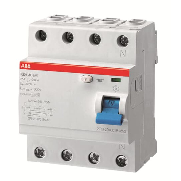 Диференціальне реле (ПЗВ) ABB F204 AC-40/01 (2CSF204001R2400) · ABB · uk/differencialnoe-rele-uzo-abb-f204-ac-4001-2csf204001r2400