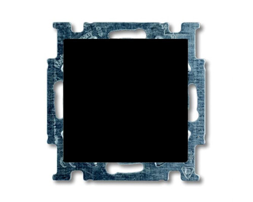 Двокнопковий прохідний вимикач ABB Basic 55 2CKA001012A2181 2006/6/6 UC-95-507 (чорний шато)