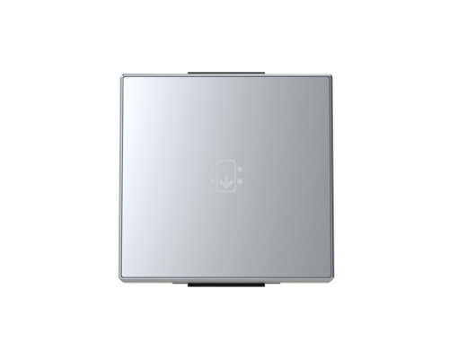 Клавіша карткового вимикача ABB серія Sky 2CLA851400A1301 8514 PL срібло
