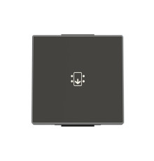 Клавіша карткового вимикача ABB серія Sky 2CLA851400A1501 8514 NS чорний оксамит