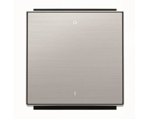 Клавіша вимикача ABB серія Sky 2CLA850120A1401 8501.2 AI з маркуванням 0/I сталь