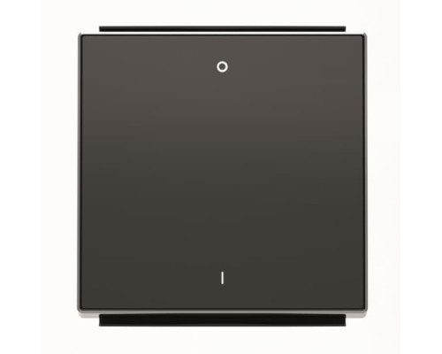 Клавіша вимикача ABB серія Sky 2CLA850120A1501 8501.2 NS з маркуванням 0/I чорний оксамит