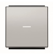Клавіша вимикача ABB серія Sky 2CLA850130A1301 8501.3 PL із лінзою срібло
