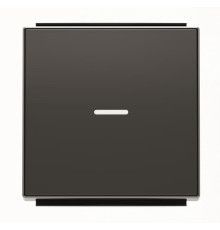 Клавіша вимикача ABB серія Sky 2CLA850130A1501 8501.3 NS з лінзою чорний оксамит