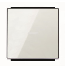 Клавіша вимикача ABB серія Sky 2CLA850130A2101 8501.3 CB з лінзою біле скло