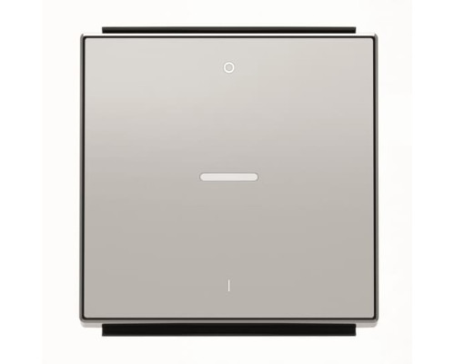 Клавіша вимикача ABB серія Sky 2CLA850140A1301 8501.4 PL з лінзою 0/I срібло