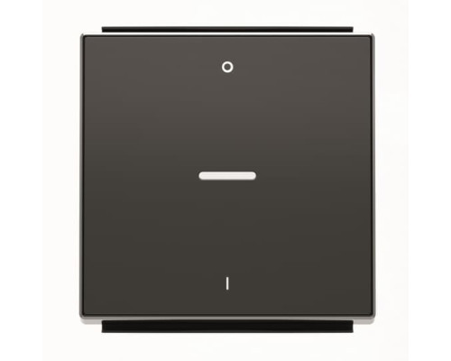 Клавіша вимикача ABB серія Sky 2CLA850140A1501 8501.4 NS з лінзою 0/I чорний оксамит