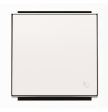 Клавіша вимикача ABB серія Sky 2CLA850400A1101 8504 BL із символом «Дзвінок» білий