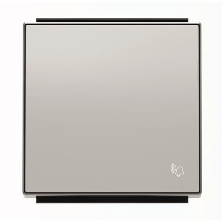 Клавіша вимикача ABB серія Sky 2CLA850400A1301 8504 PL із символом «Дзвінок» срібло · ABB · uk/klavisha-vimikacha-abb-sky-2cla850400a1301-8504-pl-iz-simvolo