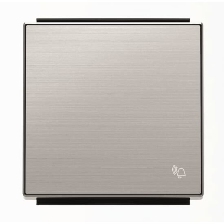 Клавіша вимикача ABB серія Sky 2CLA850400A1401 8504 AI із символом «Дзвінок» сталь · ABB · uk/klavisha-vimikacha-abb-sky-2cla850400a1401-8504-ai-iz-simvolo