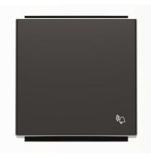 Клавіша вимикача ABB серія Sky 2CLA850400A1501 8504 NS із символом «Дзвінок» чорний оксамит