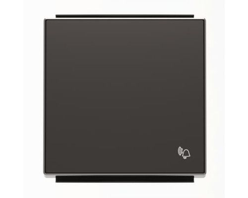 Клавіша вимикача ABB серія Sky 2CLA850400A1501 8504 NS із символом «Дзвінок» чорний оксамит