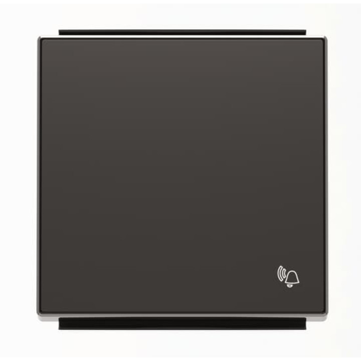 Клавіша вимикача ABB серія Sky 2CLA850400A1501 8504 NS із символом «Дзвінок» чорний оксамит · ABB · uk/klavisha-vimikacha-abb-sky-2cla850400a1501-8504-ns-iz-simvolo