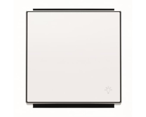 Клавіша вимикача ABB серія Sky 2CLA850420A1101 8504.2 BL із символом «Світло» білий