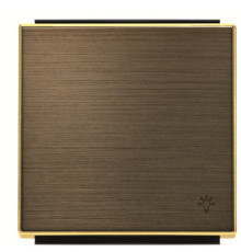 Клавіша вимикача ABB серія Sky 2CLA850420A1201 8504.2 OE із символом «Світло» золото