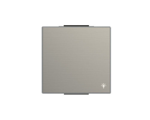Клавіша вимикача ABB серія Sky 2CLA850420A1401 8504.2 AI із символом «Дзвінок» сталь