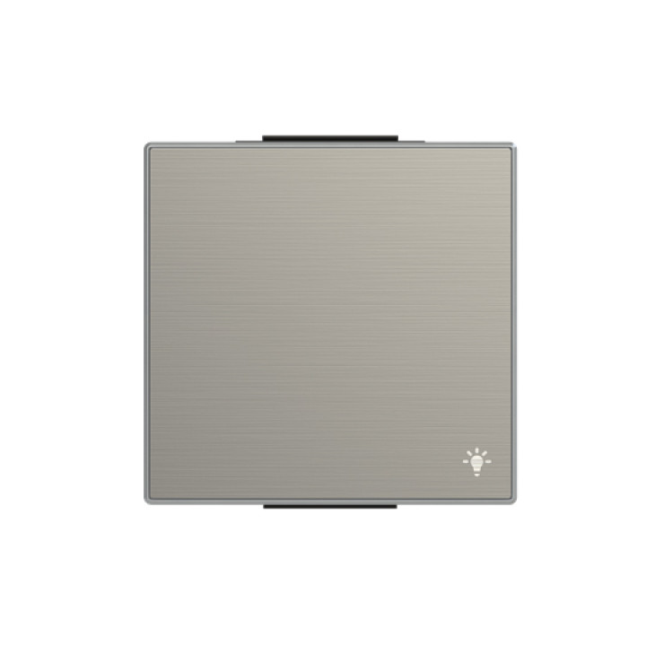 Клавіша вимикача ABB серія Sky 2CLA850420A1401 8504.2 AI із символом «Дзвінок» сталь · ABB · uk/klavisha-vimikacha-abb-sky-2cla850420a1401-85042-ai-iz-simvol