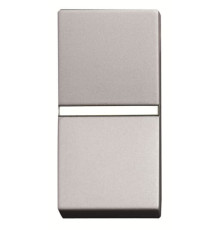 Кнопковий вимикач ABB Zenit 2CLA210470N1301 N2104.7 PL 1М (срібло)