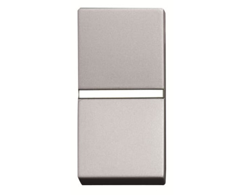 Кнопковий вимикач ABB Zenit 2CLA210470N1301 N2104.7 PL 1М (срібло)