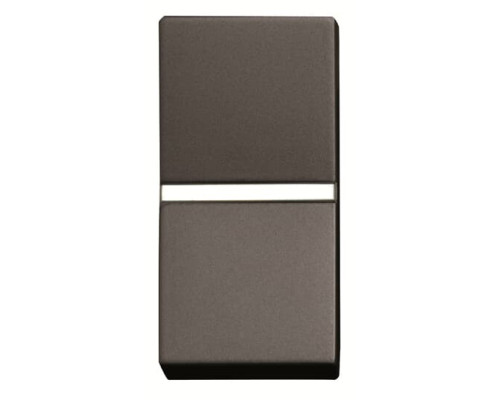Кнопковий вимикач із символом «Світло» ABB Zenit 2CLA210470N1801 N2104.7 AN 1М (антрацит)