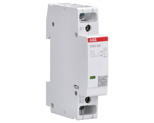 Контактор ABB безшумний AC/DC 20A 2НВ 230В