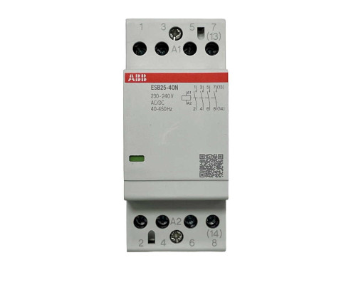 Контактор ABB безшумний AC/DC 25A 4НО 230В