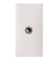 Mini-Jack розетка ABB Zenit 2CLA215540N1101 N2155.4 BL 1М (білий)
