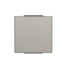 Одинарна клавіша вимикача ABB серія Sky 2CLA850100A1401 8501 AI сталь