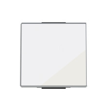 Одинарна клавіша вимикача ABB серія Sky 2CLA850100A2101 8501 CB біле скло