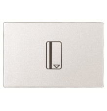 Однокнопковий картковий вимикач ABB Zenit 2CLA221410N1101 N2214.1 BL (білий)