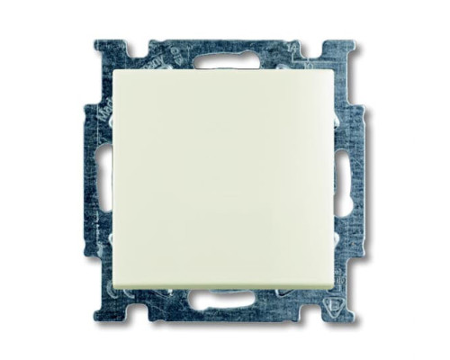 Однокнопковий прохідний вимикач ABB Basic 55 2CKA001012A2189 2006/6 UC-96-507 (білий шале)
