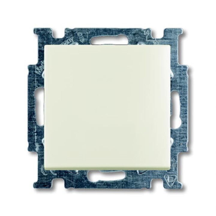 Однокнопковий прохідний вимикач ABB Basic 55 2CKA001012A2189 2006/6 UC-96-507 (білий шале) · ABB · uk/odnoknopkovij-prohidnij-vimikach-abb-basic-55-2cka001012a2189
