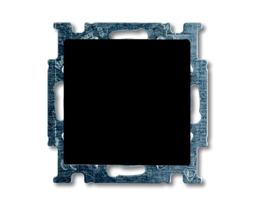Однокнопковий вимикач ABB Basic 55 2CKA001012A2174 2006/1 UC-95-507 (чорний шато)