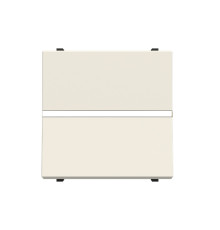 Однокнопковий вимикач ABB Zenit 2CLA220100N1101 N2201 BL (білий)