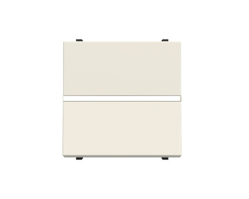 Однокнопковий вимикач ABB Zenit 2CLA220100N1101 N2201 BL (білий)
