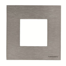 Одномісна рамка ABB Zenit 2CLA227100N4001 N2271 OX (сталь) · ABB · uk/odnomisna-ramka-abb-zenit-2cla227100n4001-n2271-ox-stal