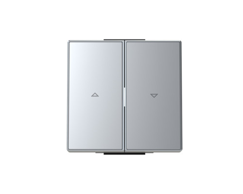 Подвійна клавіша жалюзі ABB серія Sky 2CLA854400A1301 8544 PL срібло