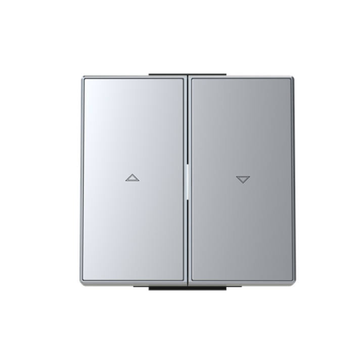 Подвійна клавіша жалюзі ABB серія Sky 2CLA854400A1301 8544 PL срібло · ABB · uk/podvijna-klavisha-galyuzi-abb-sky-2cla854400a1301-8544-pl-sri