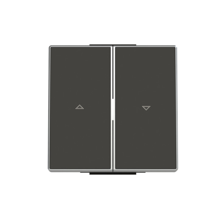 Подвійна клавіша жалюзі ABB серія Sky 2CLA854400A1501 8544 NS чорний оксамит · ABB · uk/podvijna-klavisha-galyuzi-abb-sky-2cla854400a1501-8544-ns-cho