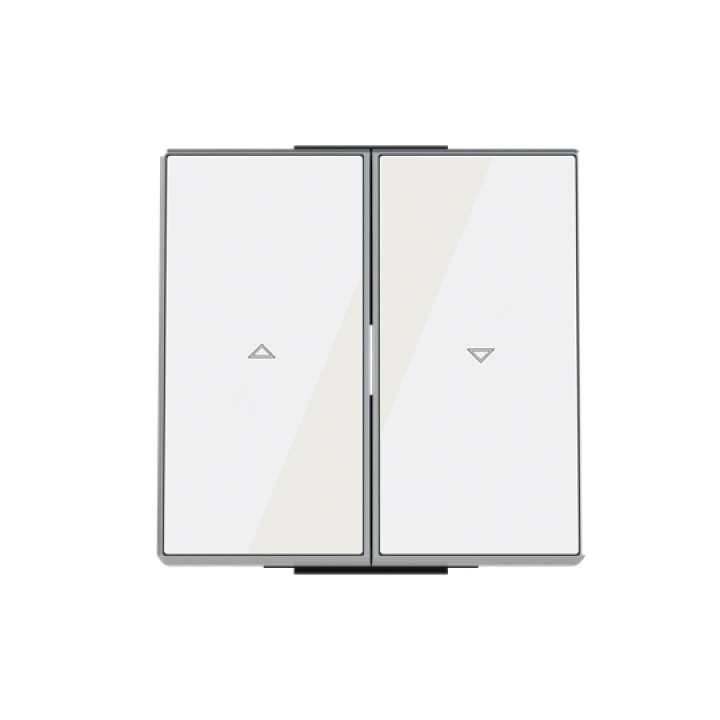 Подвійна клавіша жалюзі ABB серія Sky 2CLA854400A2101 8544 CB біле скло · ABB · uk/podvijna-klavisha-galyuzi-abb-sky-2cla854400a2101-8544-cb-bil