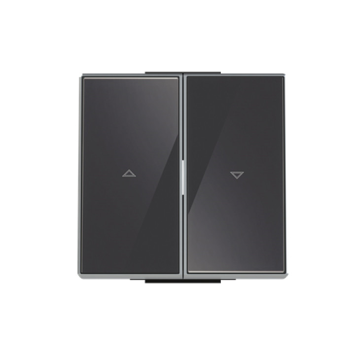 Подвійна клавіша жалюзі ABB серія Sky 2CLA854400A2501 8544 CN чорне скло · ABB · uk/podvijna-klavisha-galyuzi-abb-sky-2cla854400a2501-8544-cn-cho