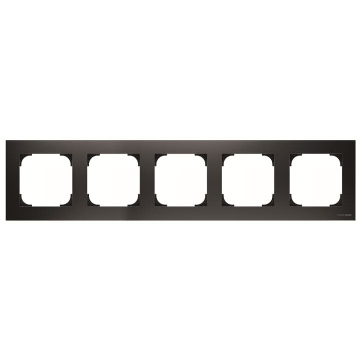 П'ятимісна рамка ABB серія Sky 2CLA857500A1501 8575 NS чорний оксамит · ABB · uk/pyatimisna-ramka-abb-sky-2cla857500a1501-8575-ns-chornij-oksa