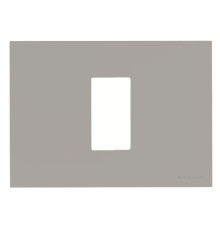 Рамка ABB Zenit 2CLA247100N1301 N2471 PL італійський стандарт 1М (срібло)