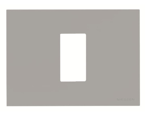 Рамка ABB Zenit 2CLA247100N1301 N2471 PL італійський стандарт 1М (срібло)